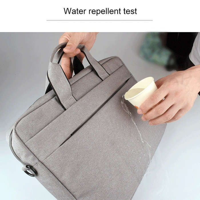 Breathable Wear-resistant Thin and Light Fashion Shoulder Handheld Zipper Laptop Bag with Shoulde...