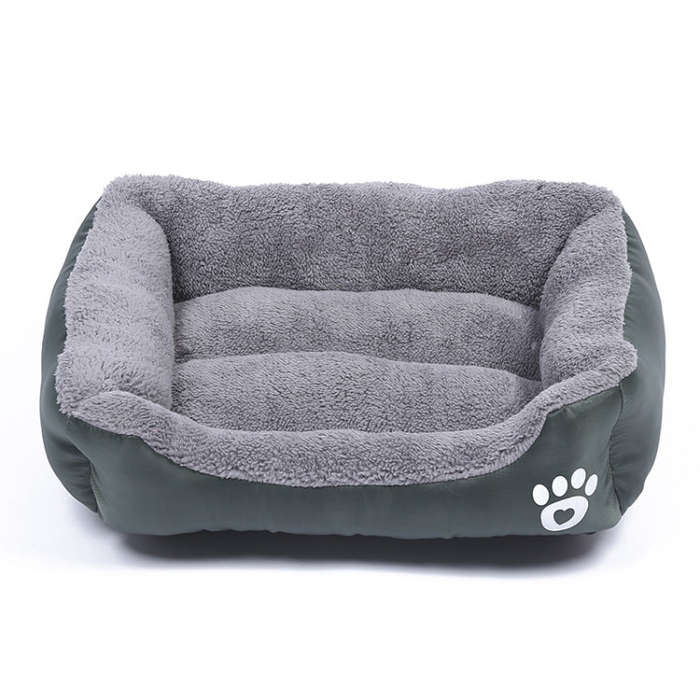 Candy Color Four Seasons Genuine Warm Pet Dog Kennel Mat Teddy Dog Mat, Size: XL, 80×60×16cm (D...