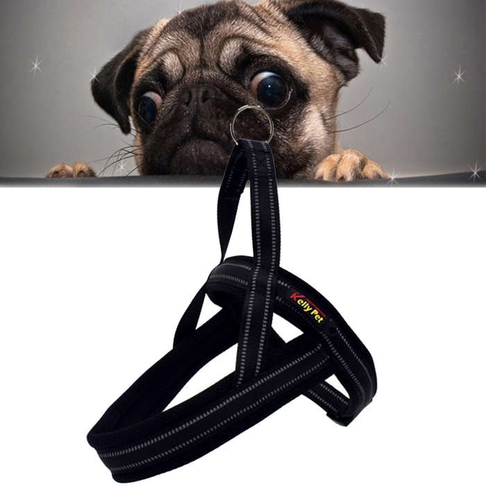 Pet Dogs A7 Reflective Polyester Chest Harness Lead Leash Traction Big Dogs Safety Chain Rope Col...