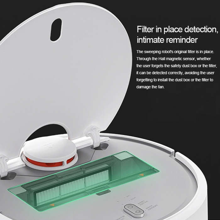 2 PCS Sweeping Robot Dust Box Washable Filter Accessories for Xiaomi Stone Generation / Second Ge...