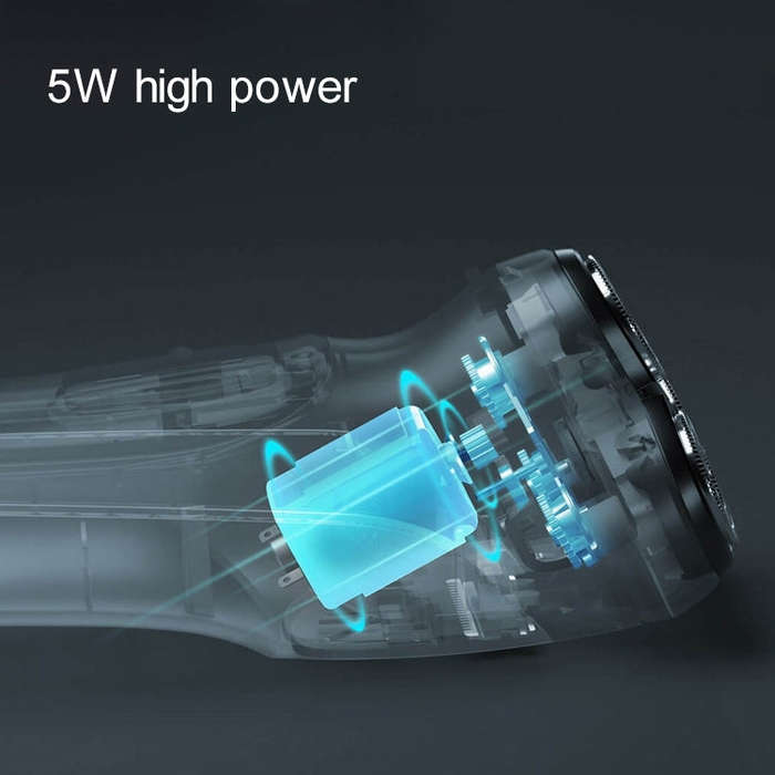 Original Xiaomi ENCHEN Water Proof Triple Rotary Double Ring Blade Shaving Head Electric Recharge...