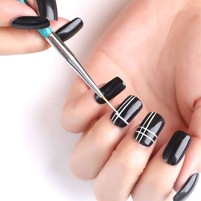 3PCS Nail Drawing Pen Dotting Tools Drawing Pen Carved Tool Nail Art Accessories Brushes Nail Pen...