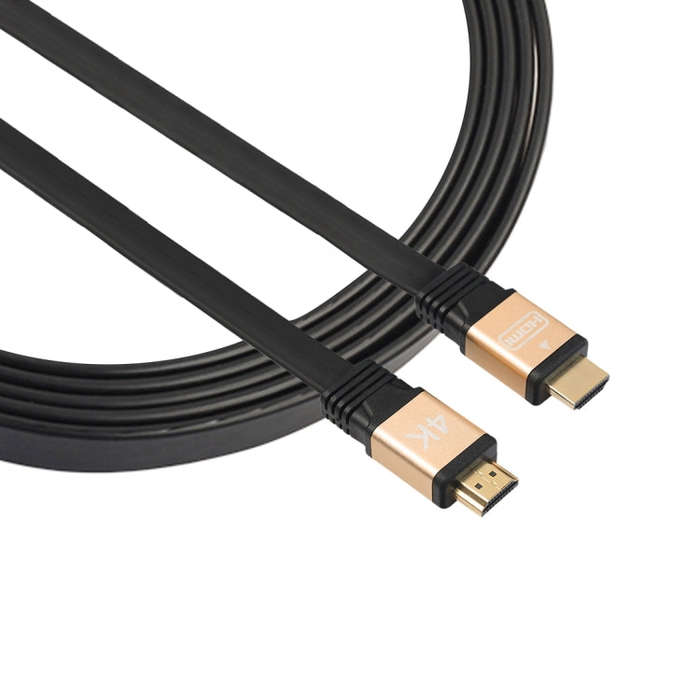 1m HDMI 2.0 (4K)  30AWG High Speed 18Gbps Gold Plated Connectors HDMI Male to HDMI Male Flat Cabl...