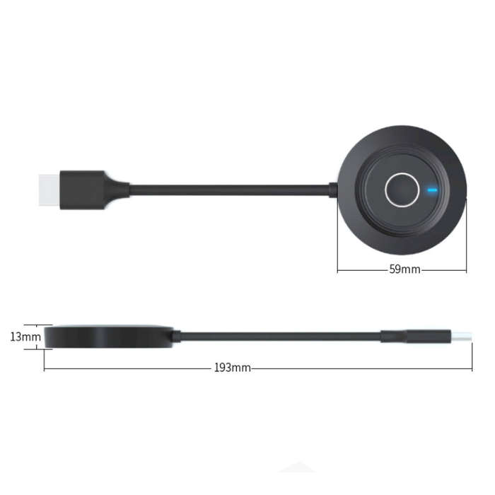AnyCast R8 2.4G Wireless WiFi Display Dongle Receiver 1080P HDMI TV Stick for Google Chromecast