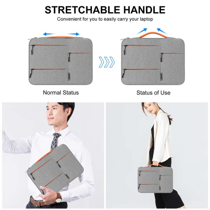 HAWEEL 13.0 inch Sleeve Case Zipper Briefcase Laptop Handbag For Macbook, Samsung, Lenovo Thinkpa...