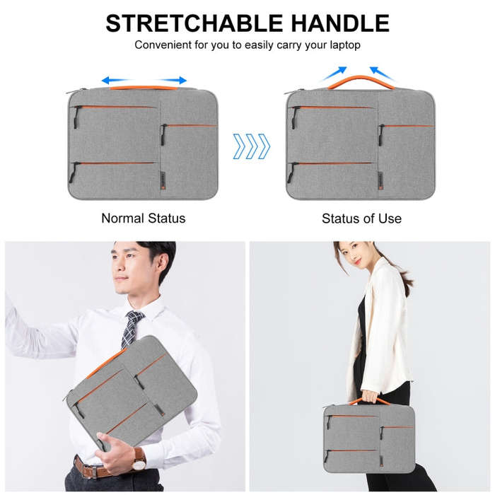 HAWEEL 14.0 inch-15.0 inch Laptop Sleeve Case Zipper Briefcase Handbag For Macbook, Samsung, Leno...