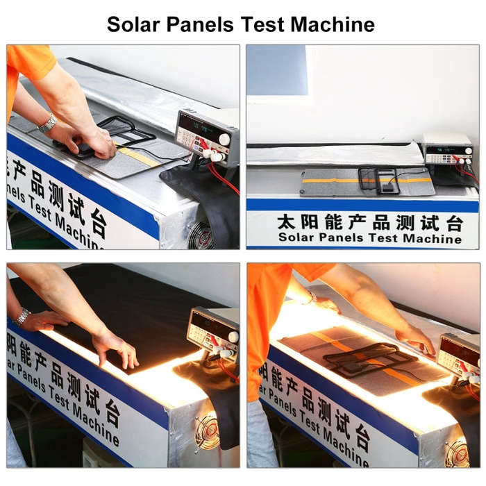 HAWEEL 24W 4 Panels Foldable Solar Panel Charger Bag with 5V / 3.1A Max Dual USB Ports, Support Q...