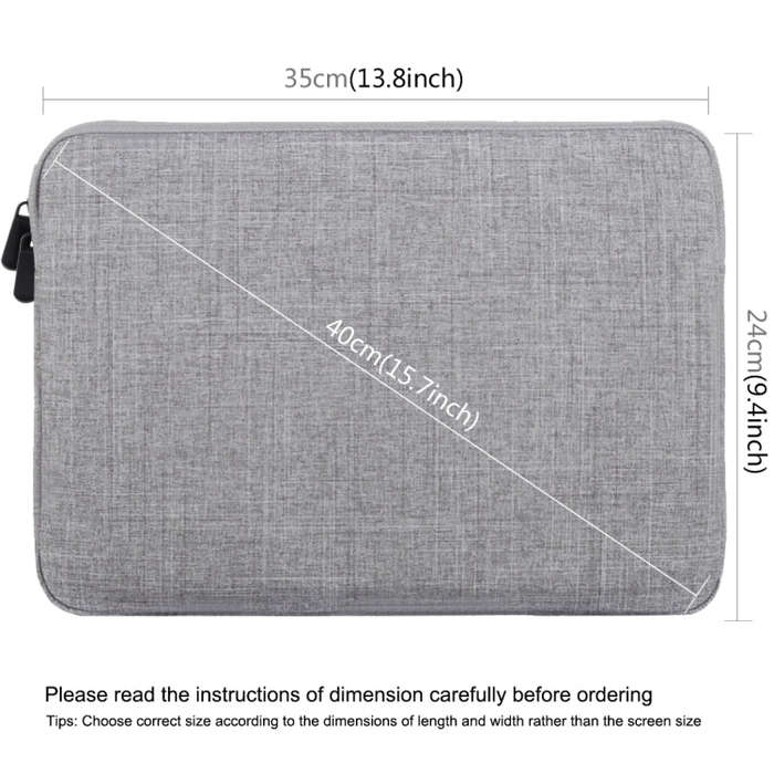 HAWEEL 13.0 inch Sleeve Case Zipper Briefcase Laptop Carrying Bag, For Macbook, Samsung, Lenovo, ...