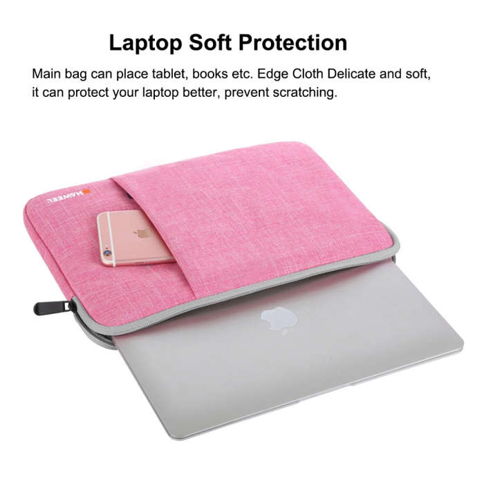 HAWEEL 15.0 inch Sleeve Case Zipper Briefcase Laptop Carrying Bag, For Macbook, Samsung, Lenovo, ...