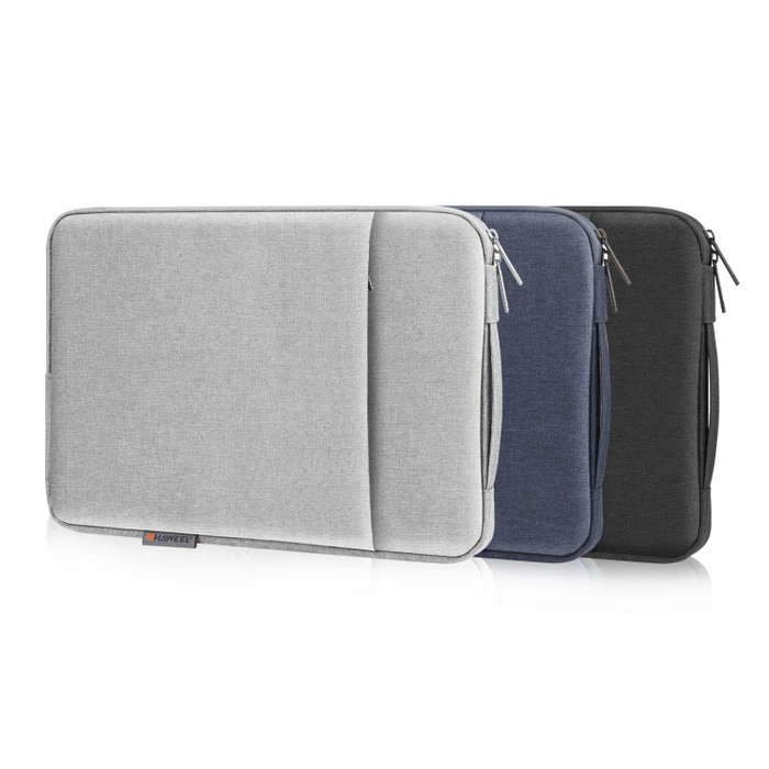 HAWEEL Laptop Sleeve Case Zipper Briefcase Bag with Handle for 14-15 inch Laptop(Gray Blue)