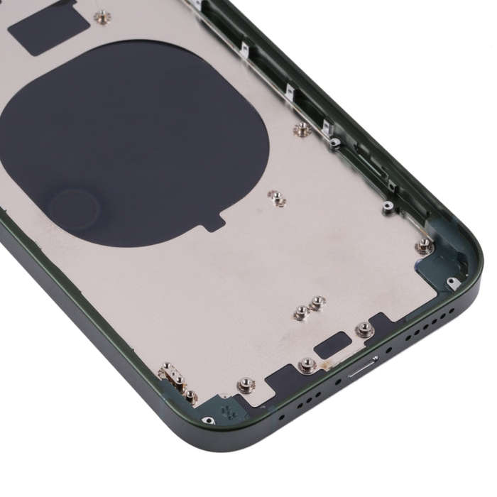 Frosted Frame Back Housing Cover with Appearance Imitation of iP13 Pro for iPhone 11(Green)