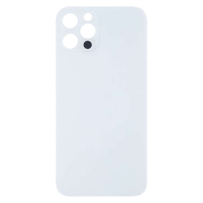 Easy Replacement Big Camera Hole Glass Back Battery Cover for iPhone 13 Pro(White)