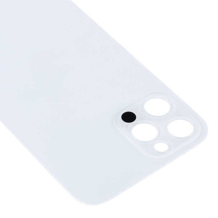 Easy Replacement Big Camera Hole Glass Back Battery Cover for iPhone 13 Pro(White)