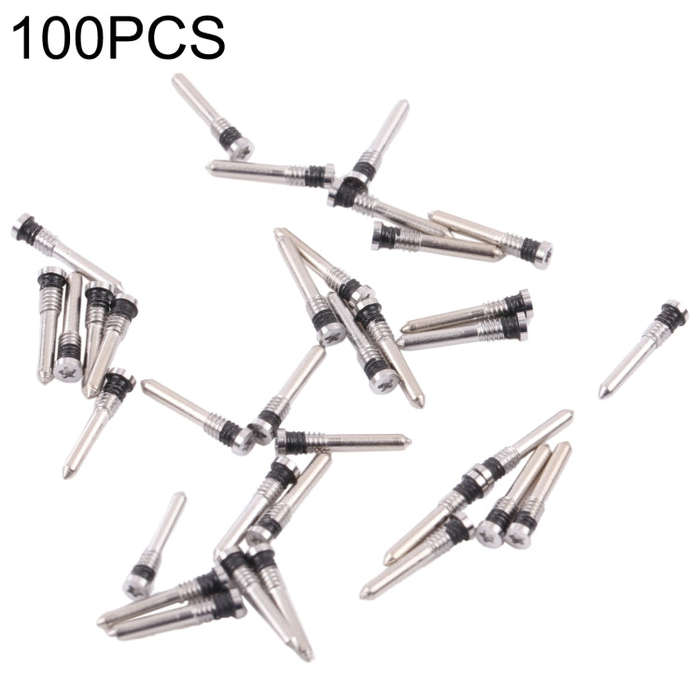 100 PCS Charging Port Screws for iPhone 13 mini (Silver)