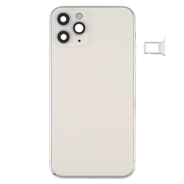 Battery Back Cover (with Side Keys & Card Tray & Power + Volume Flex Cable & Wireless Charging Mo...