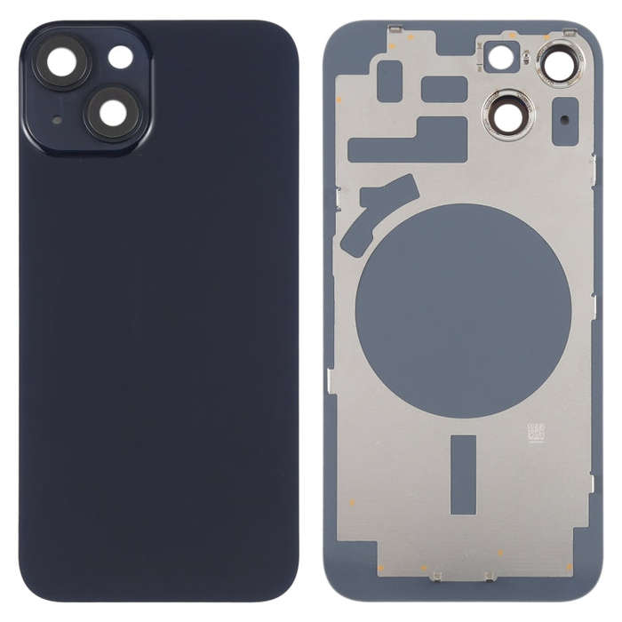 For iPhone 14 Back Housing Cover with Camera Lens(Black)