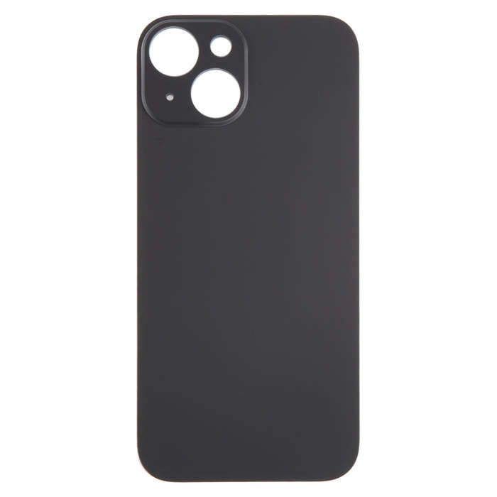 For iPhone 15 Glass Battery Back Cover(Black)