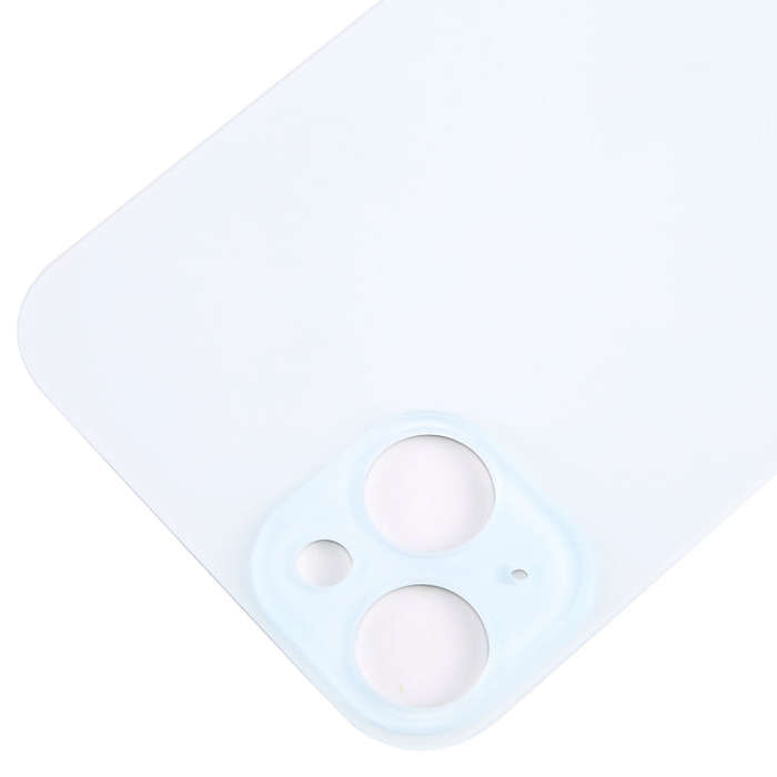 For iPhone 15 Plus Glass Battery Back Cover(Blue)