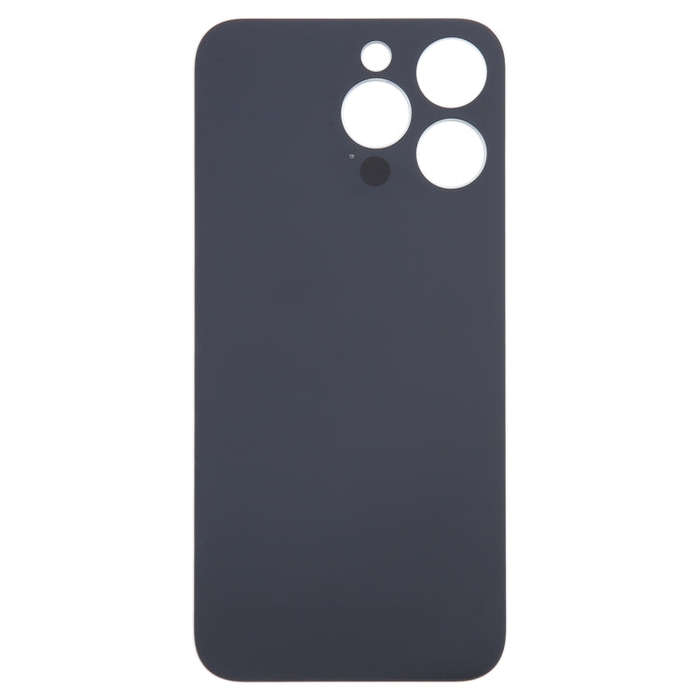 For iPhone 15 Pro Max Easy Replacement Big Camera Hole Glass Back Battery Cover(Titanium)