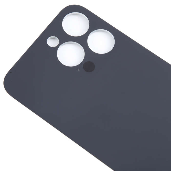 For iPhone 15 Pro Max Easy Replacement Big Camera Hole Glass Back Battery Cover(Titanium)