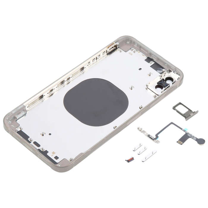 Back Cover with Appearance Imitation of iP15 Pro Max for iPhone XS Max(Titanium)