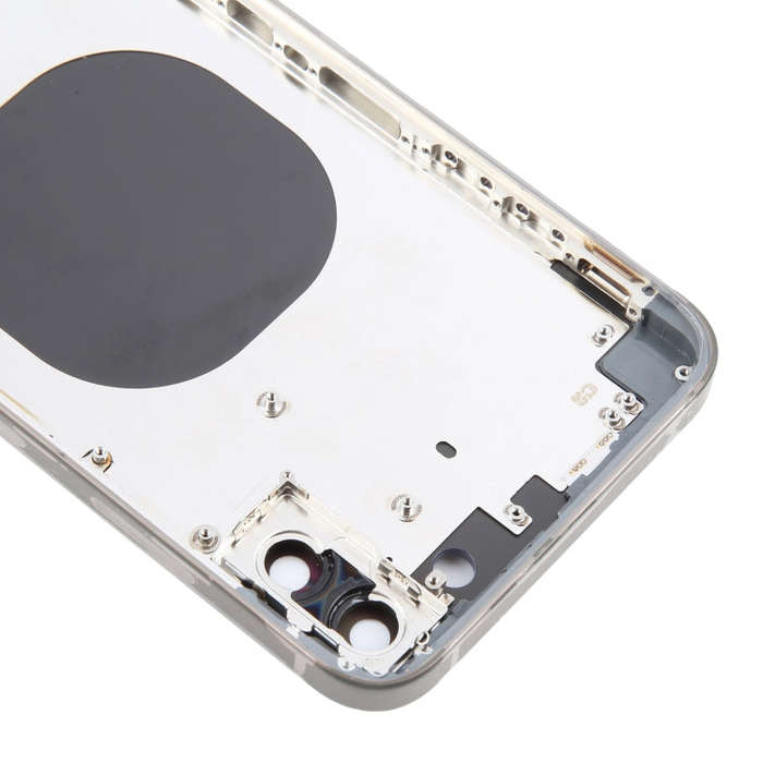 Back Cover with Appearance Imitation of iP15 Pro Max for iPhone XS Max(Titanium)