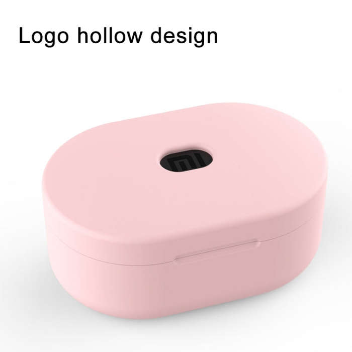 Silicone Charging Box Protective Case for Xiaomi Redmi AirDots / AirDots S / AirDots 2(Red)