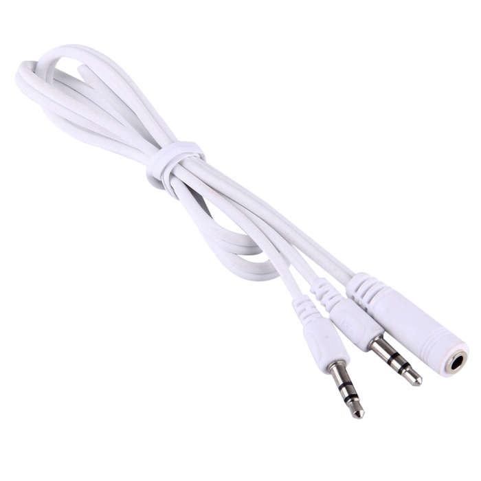 1M Hi-Fi AUX Audio Cable 3.5mm Dual Male to Female Plug Jack Stereo Audio Wire for iPhone, iPad, ...