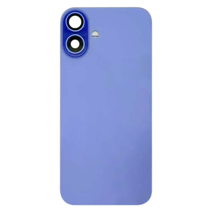 For iPhone 16 Battery Back Cover with Camera Lens Cover(Cyan)