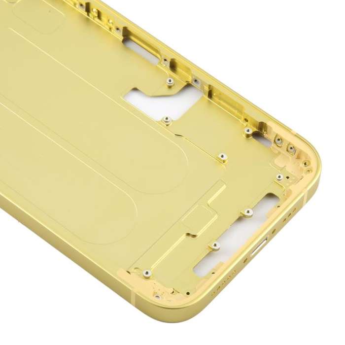For iPhone 14 Middle Frame Bezel Plate (Yellow)