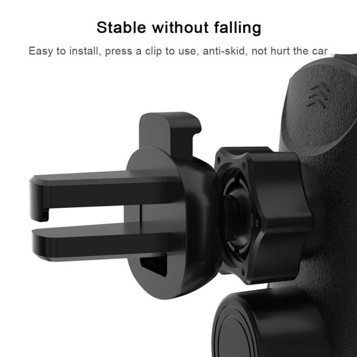 Q2 15W Universal Rotation Infrared Induction Magnetic Car Wireless Charging Mobile Phone Holder w...