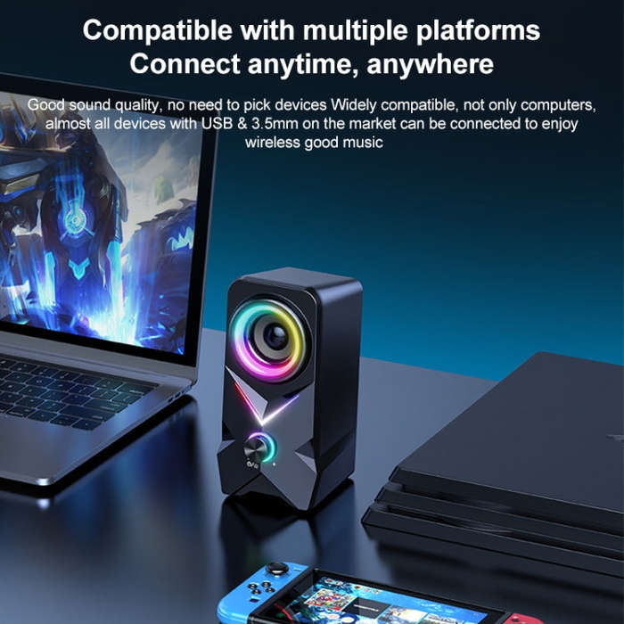 L2 Outdoor Portable RGB Light USB Bluetooth Wireless Speaker