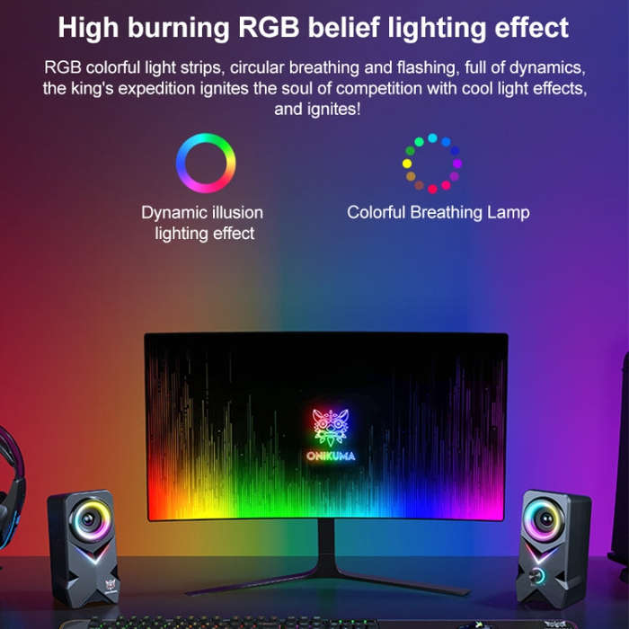 L2 Outdoor Portable RGB Light USB Bluetooth Wireless Speaker