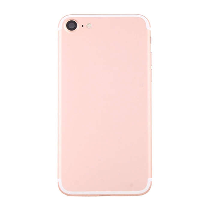 Battery Back Cover Assembly with Card Tray for iPhone 7(Rose Gold)