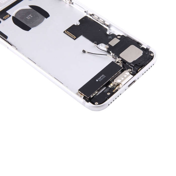 Battery Back Cover Assembly with Card Tray for iPhone 7(Silver)