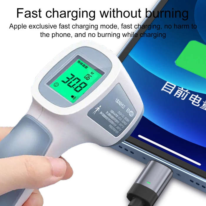 3 in 1 Fast Charging Magnetic Data Cable, Style: 1m Cable + 3 Magnetic Head