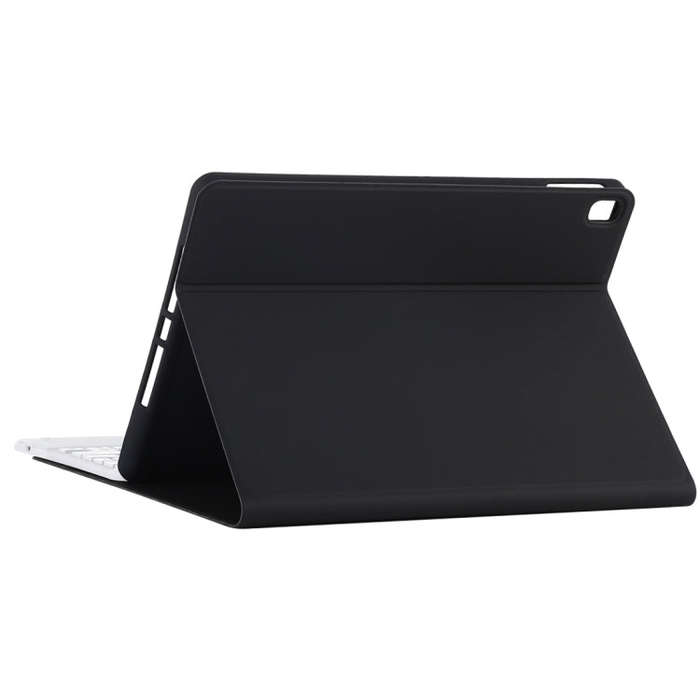 TG-102BC Detachable Bluetooth White Keyboard + Microfiber Leather Tablet Case for iPad 10.2 inch ...