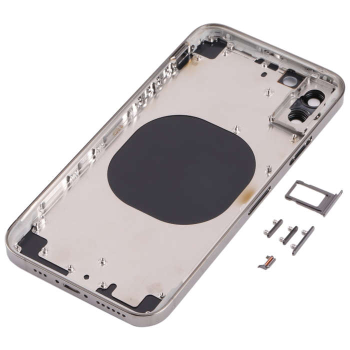 Back Housing Cover with Appearance Imitation of iP13 Pro for iPhone X(Black)