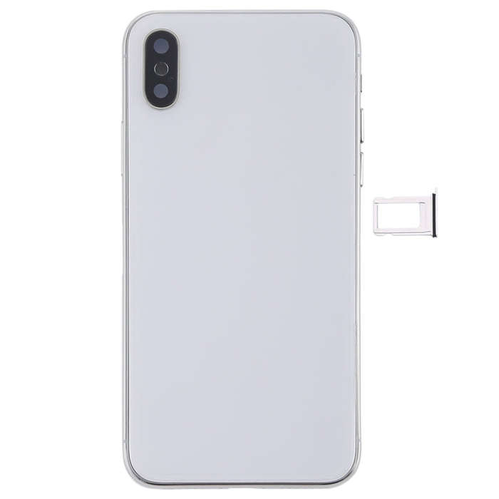 Battery Back Cover Assembly with Side Keys & Wireless Charging Module & Volume Button Flex Cable ...