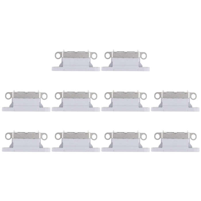 10 PCS Charging Port Connector for iPhone X(Grey)
