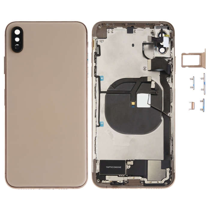 Battery Back Cover Assembly (with Side Keys & Speaker Ringer Buzzer & Motor & Camera Lens & Card ...
