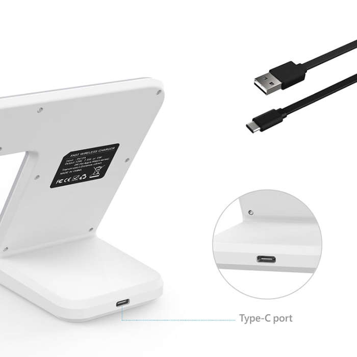 F11 Vertical Magnetic Wireless Charger for QI Charging Standard Mobile Phones & Apple Watch Serie...