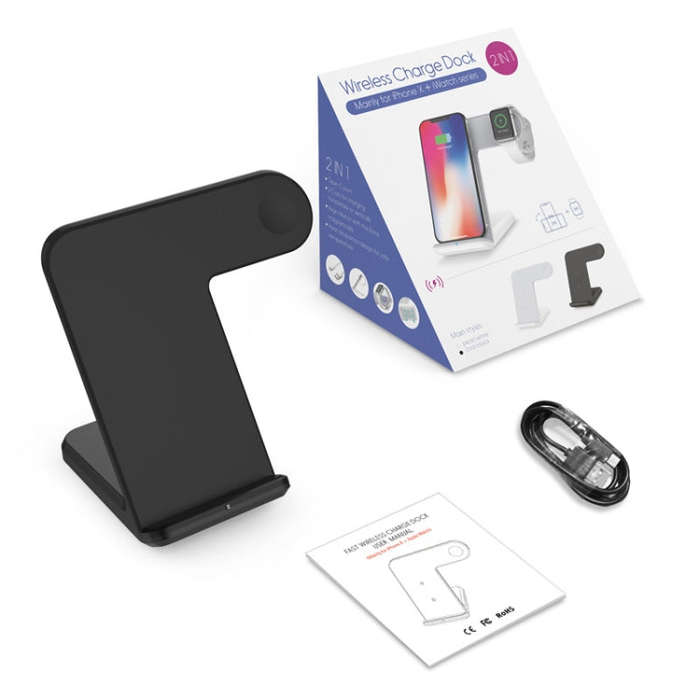 F11 Vertical Magnetic Wireless Charger for QI Charging Standard Mobile Phones & Apple Watch Serie...