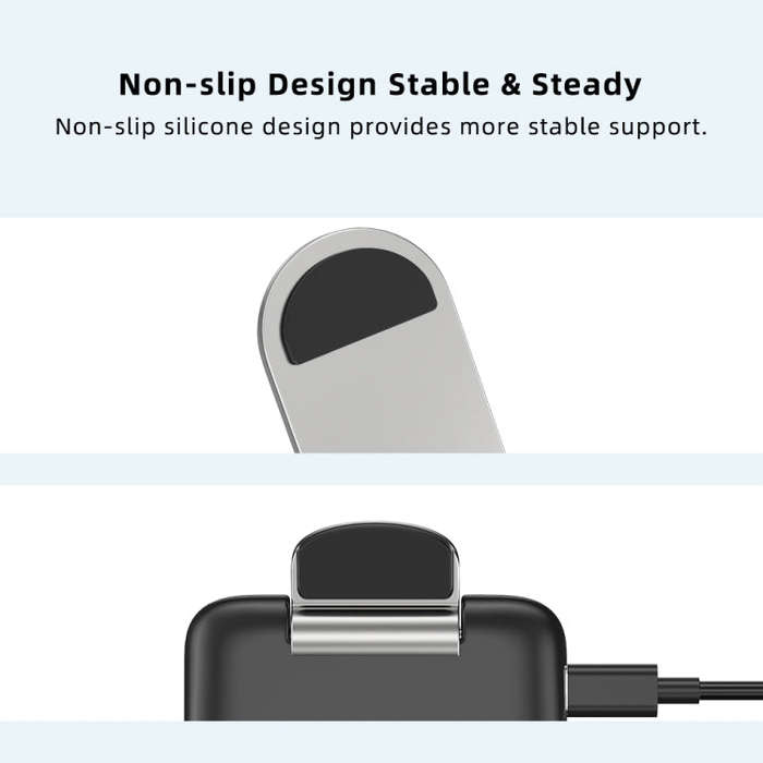 ROCK W30 15W Mobile Phone Wireless Charger Foldable Desktop Holder (Black)
