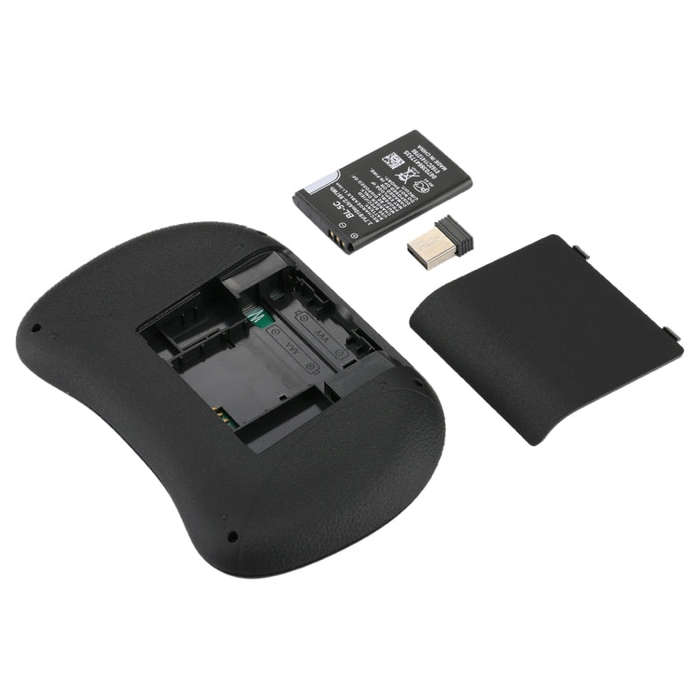 2.4GHz Mini i8 Wireless QWERTY Keyboard with Colorful Backlight & Touchpad & Multimedia Control f...
