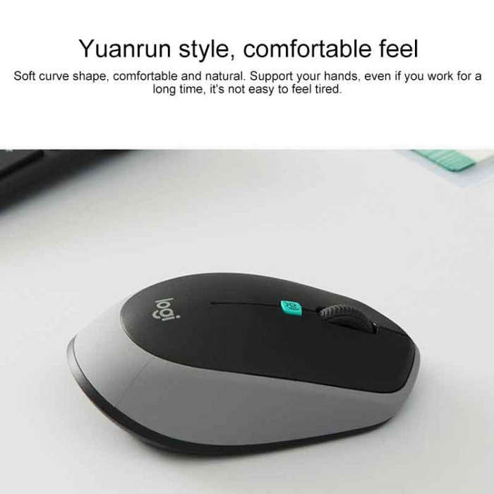 Logitech Voice M380 4 Buttons Smart Voice Input Wireless Mouse (Black)