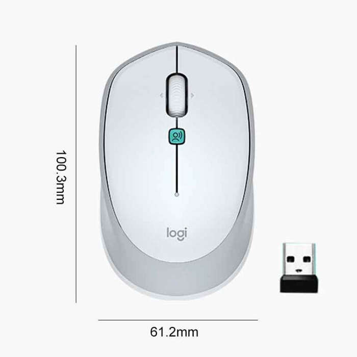 Logitech Voice M380 4 Buttons Smart Voice Input Wireless Mouse (Pink)