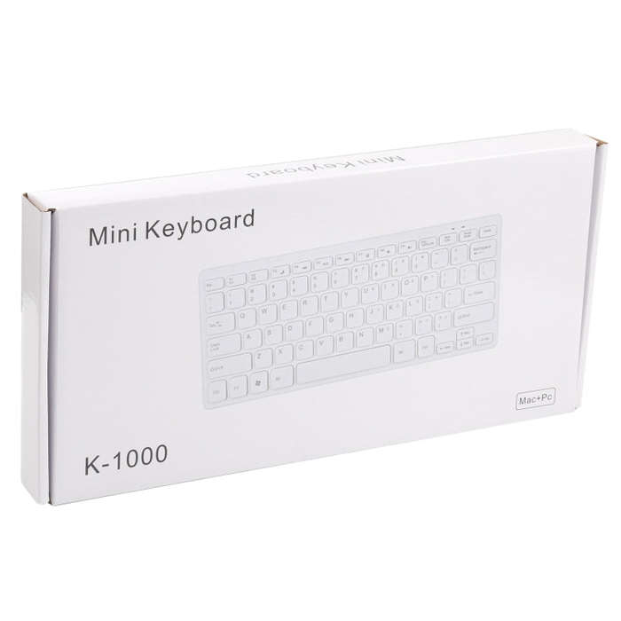 TT-A01 Ultra-thin Design Mini Wired Keyboard, German Version (Black)