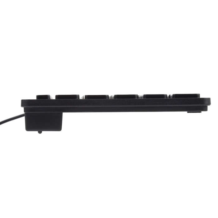 TT-A01 Ultra-thin Design Mini Wired Keyboard, French Version (Black)