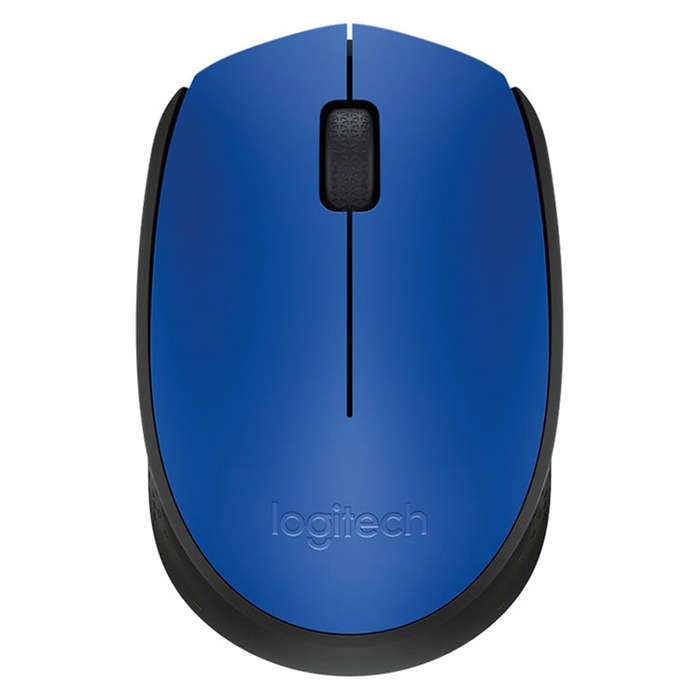 Logitech M170 1000DPI USB Wireless Mouse with 2.4G Receiver (Blue)